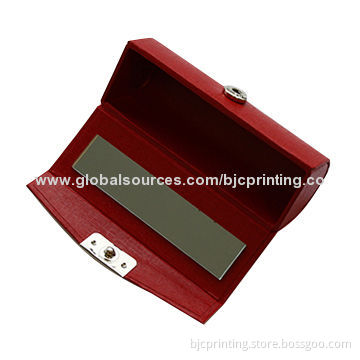 Lip stick box, foil stamping, linen paper
